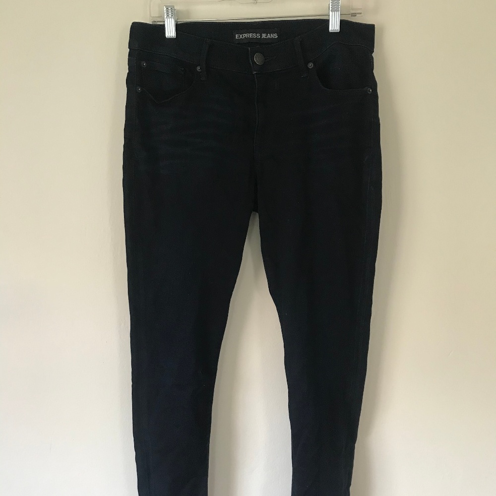 Dark Stretch Jean Legging Express 10 Long Skinny